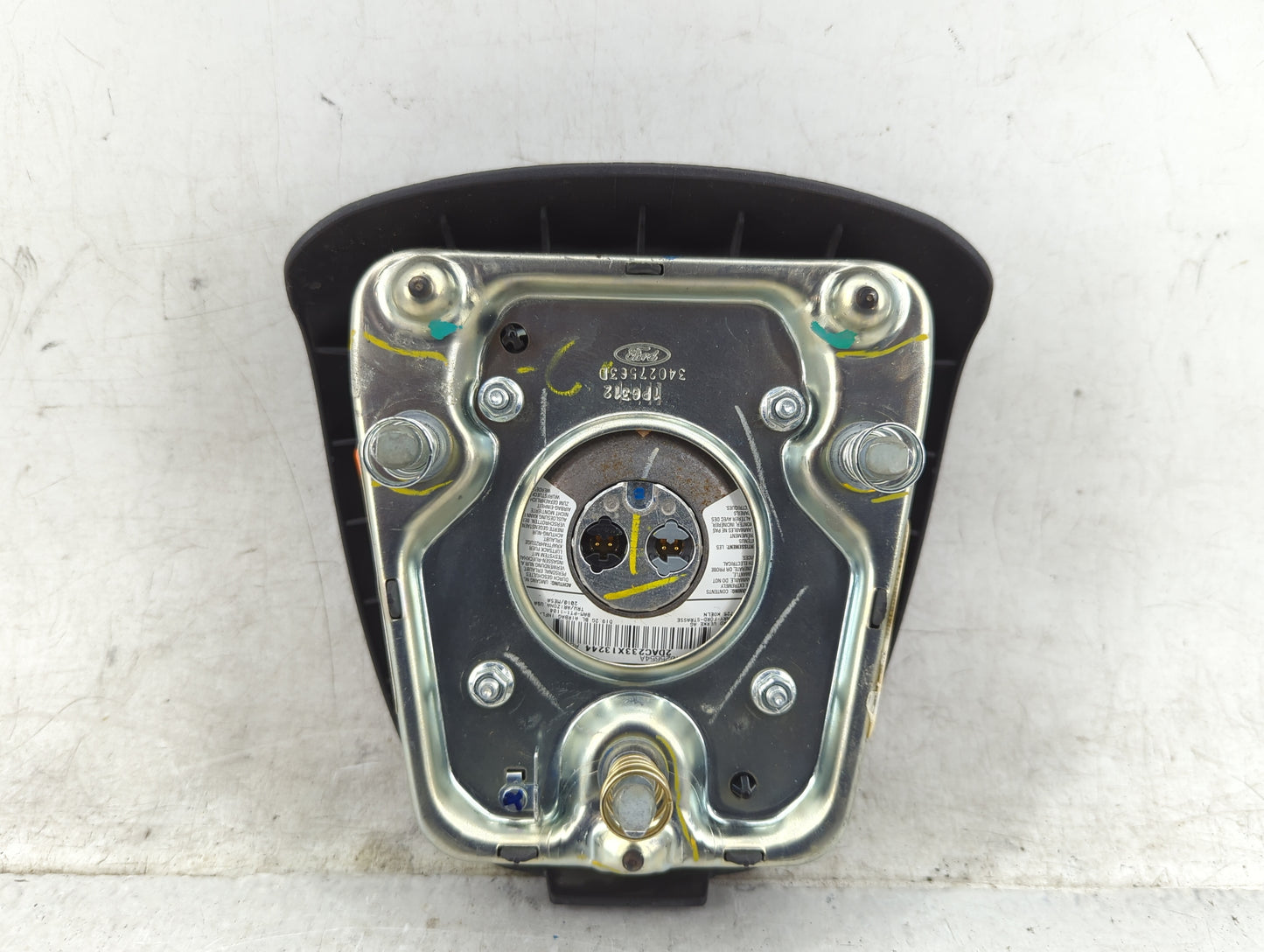 2011-2019 Ford Fiesta Air Bag Driver Left Steering Wheel Mounted Grey - Oemusedautoparts1.com