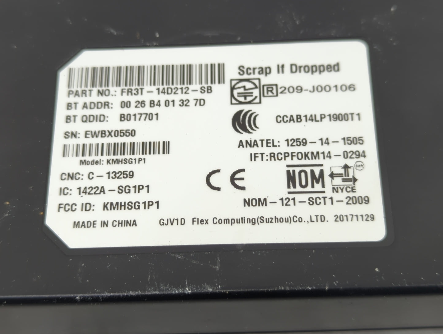 2017-2018 Ford Focus Communication Control Module - Oemusedautoparts1.com