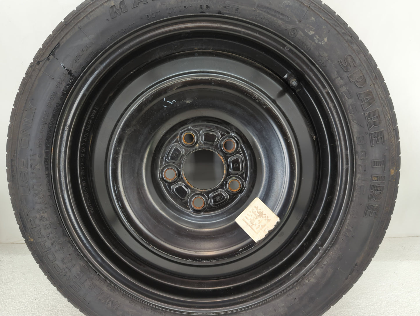 2012-2018 Ford Focus Spare Donut Tire Wheel Rim Oem - Oemusedautoparts1.com