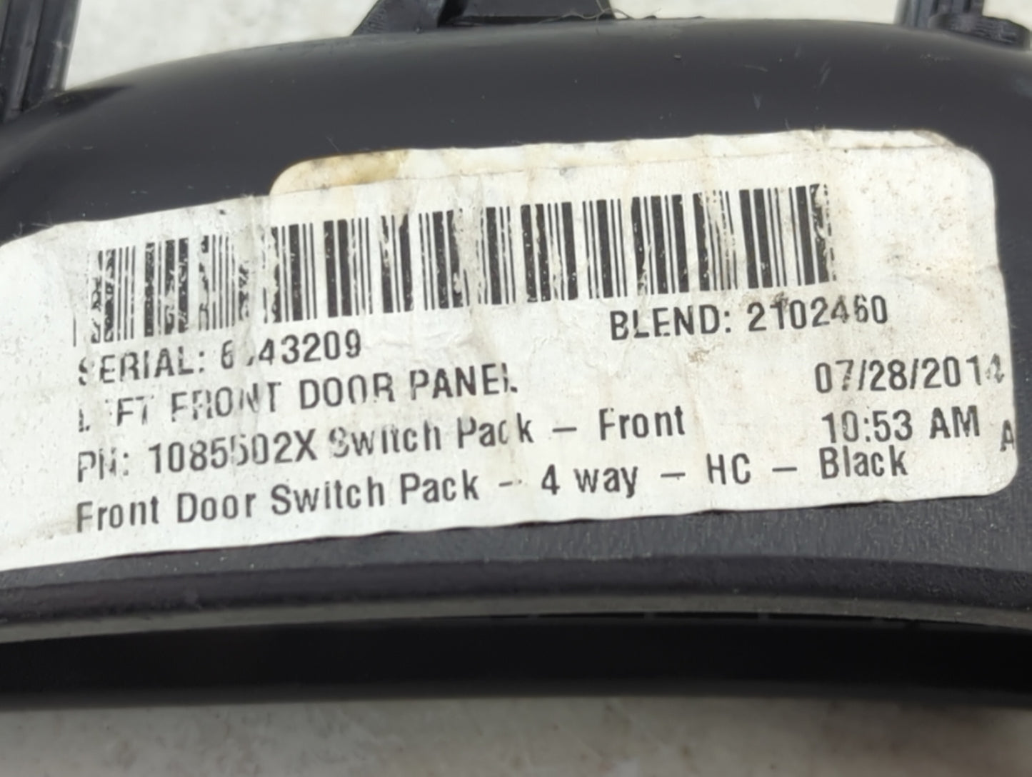 0 Ford Focus Master Power Window Switch Replacement Driver Side Left Fits OEM Used Auto Parts - Oemusedautoparts1.com