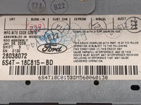 2005-2006 Ford Focus Radio AM FM Cd Player Receiver Replacement Fits Fits 2005 2006 OEM Used Auto Parts - Oemusedautoparts1.