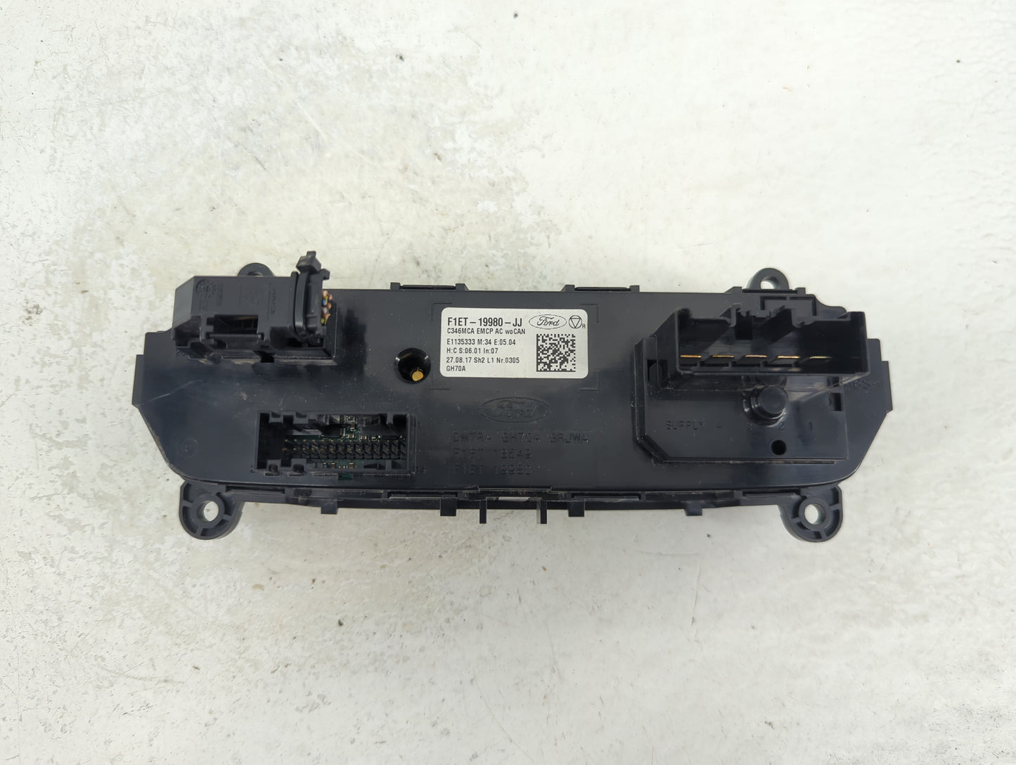2015-2018 Ford Focus Climate Control Module Temperature AC/Heater Replacement Fits Fits 2015 2016 2017 2018 OEM Used Auto Pa