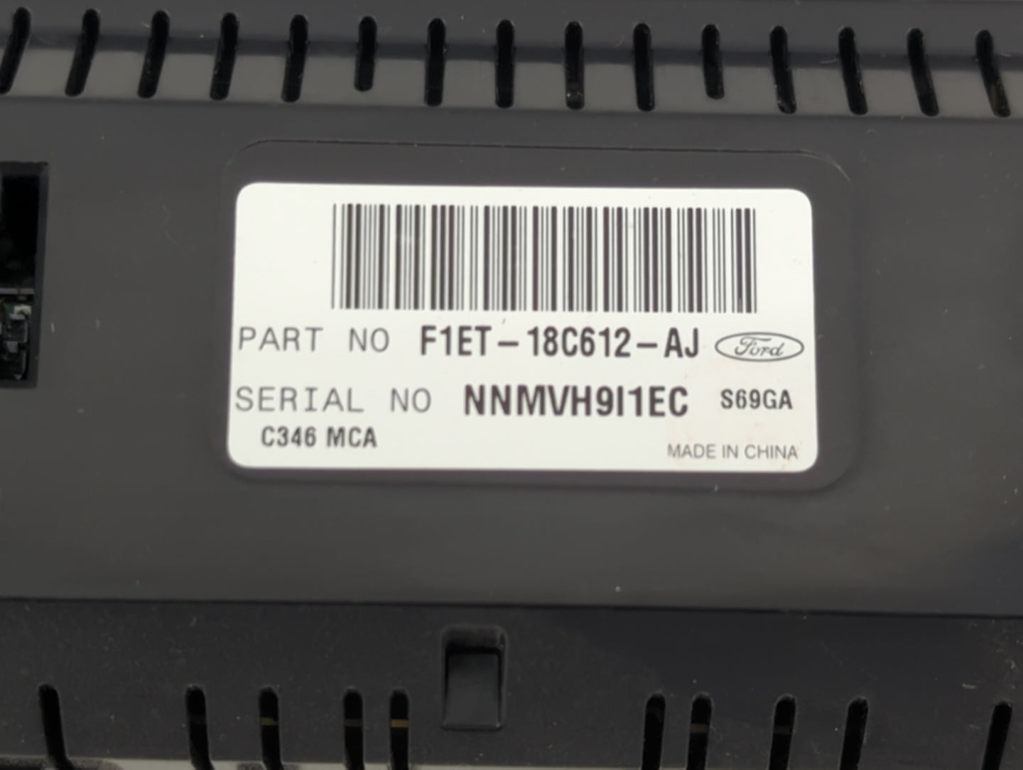 2015-2018 Ford Focus Climate Control Module Temperature AC/Heater Replacement Fits Fits 2015 2016 2017 2018 OEM Used Auto Pa