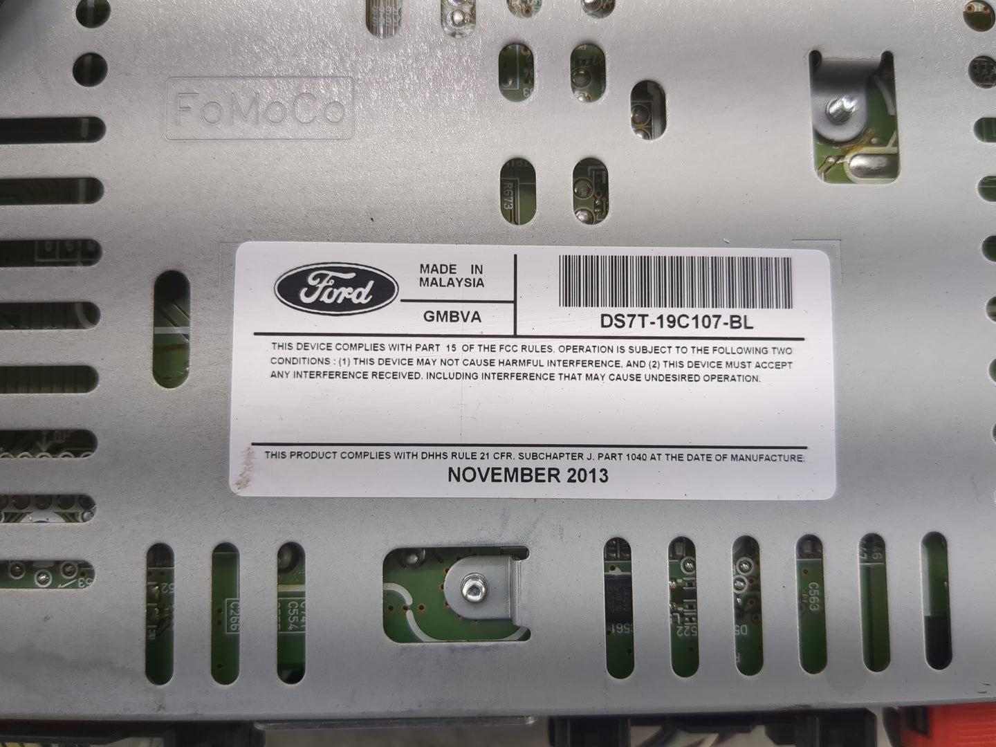 2013-2015 Ford Fusion Radio AM FM Cd Player Receiver Replacement Fits Fits 2013 2014 2015 OEM Used Auto Parts - Oemusedautop