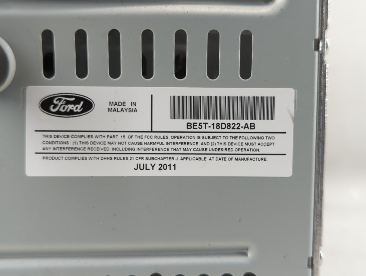 2011-2012 Ford Fusion Am Fm Cd Player Radio Receiver 452025 - Oemusedautoparts1.com