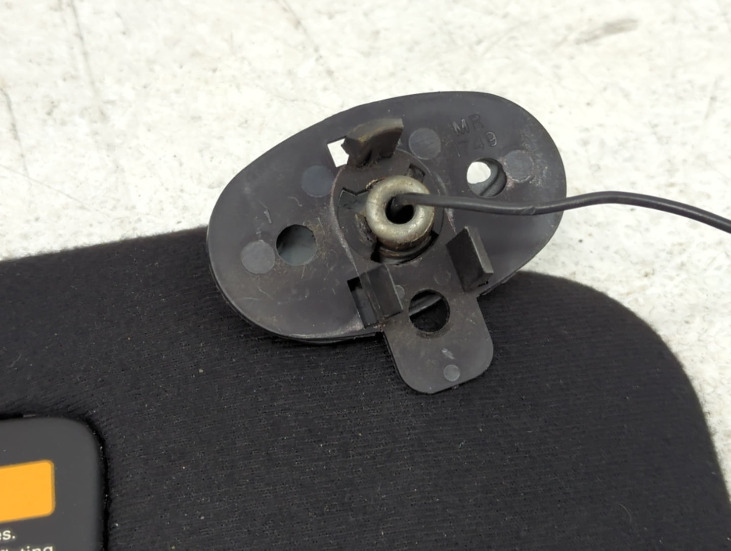 0 Ford Mustang Sun Visor Shade Replacement Passenger Right Mirror Fits OEM Used Auto Parts - Oemusedautoparts1.com