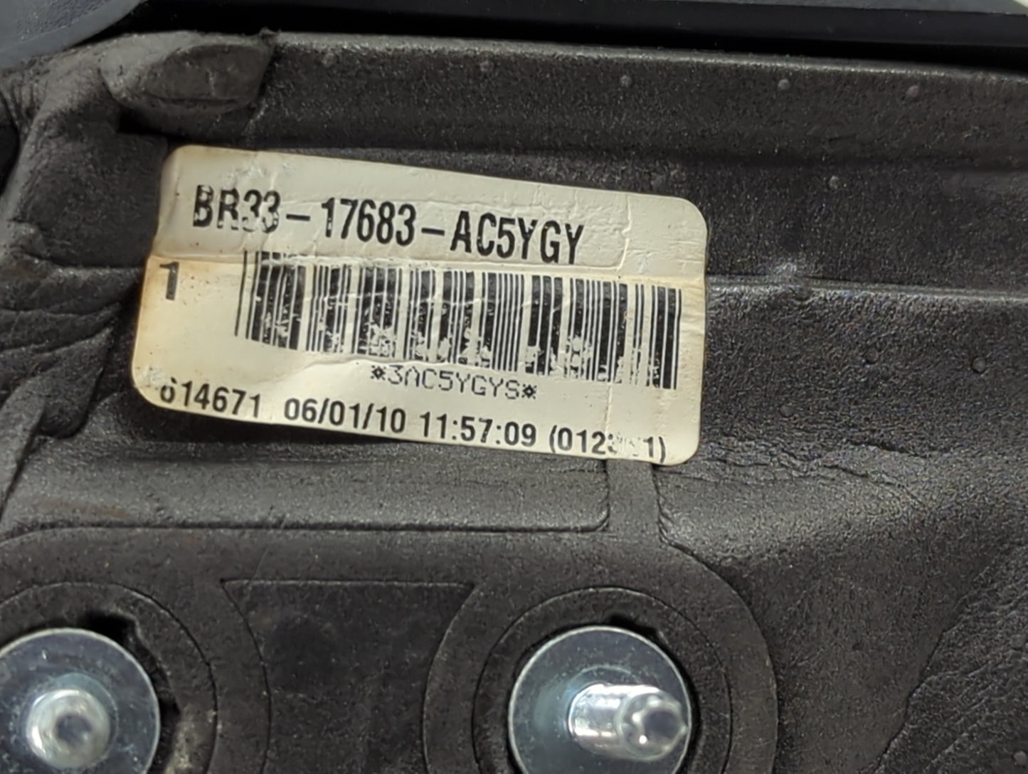 2010-2012 Ford Mustang Driver Side View Mirror - Left Door Mirror OEM Used - Oemusedautoparts1.com