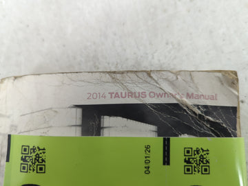 0 Ford Taurus Owners Manual Book Guide OEM Used Auto Parts