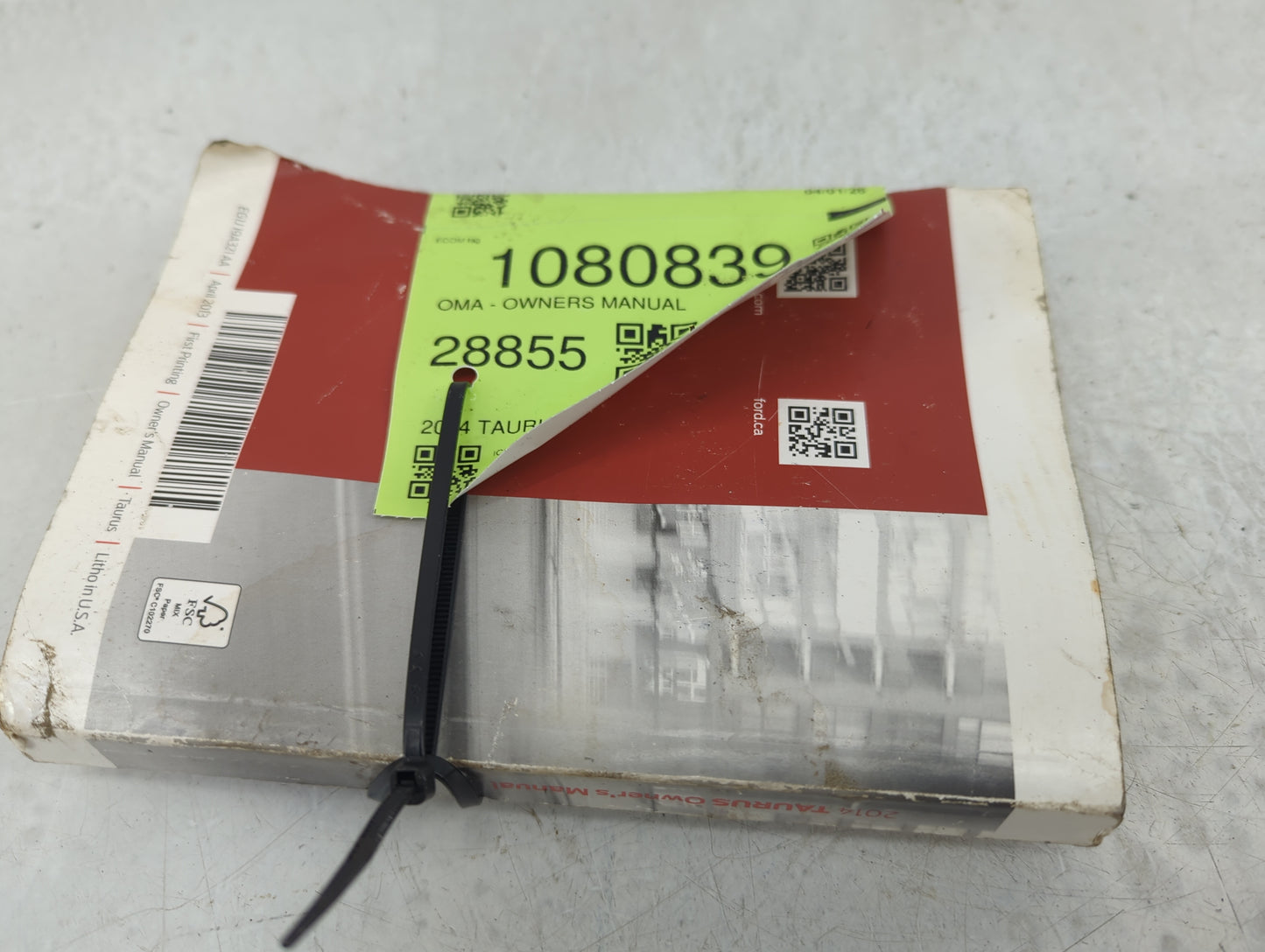 0 Ford Taurus Owners Manual Book Guide OEM Used Auto Parts - Oemusedautoparts1.com