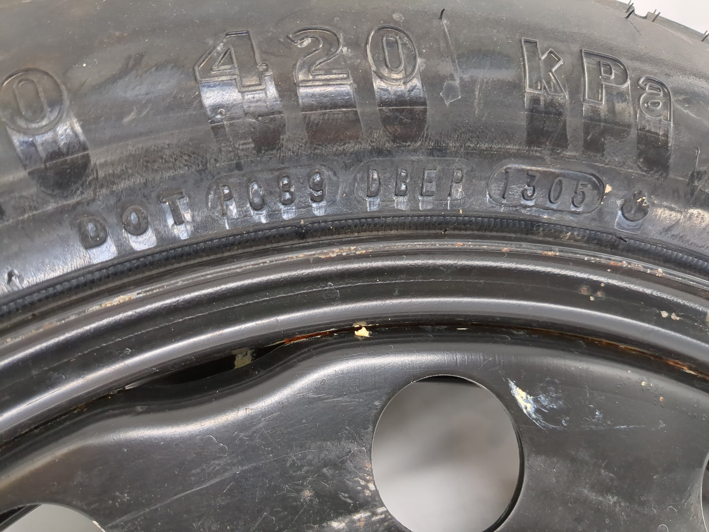 2008-2019 Ford Taurus Spare Donut Tire Wheel Rim Oem - Oemusedautoparts1.com