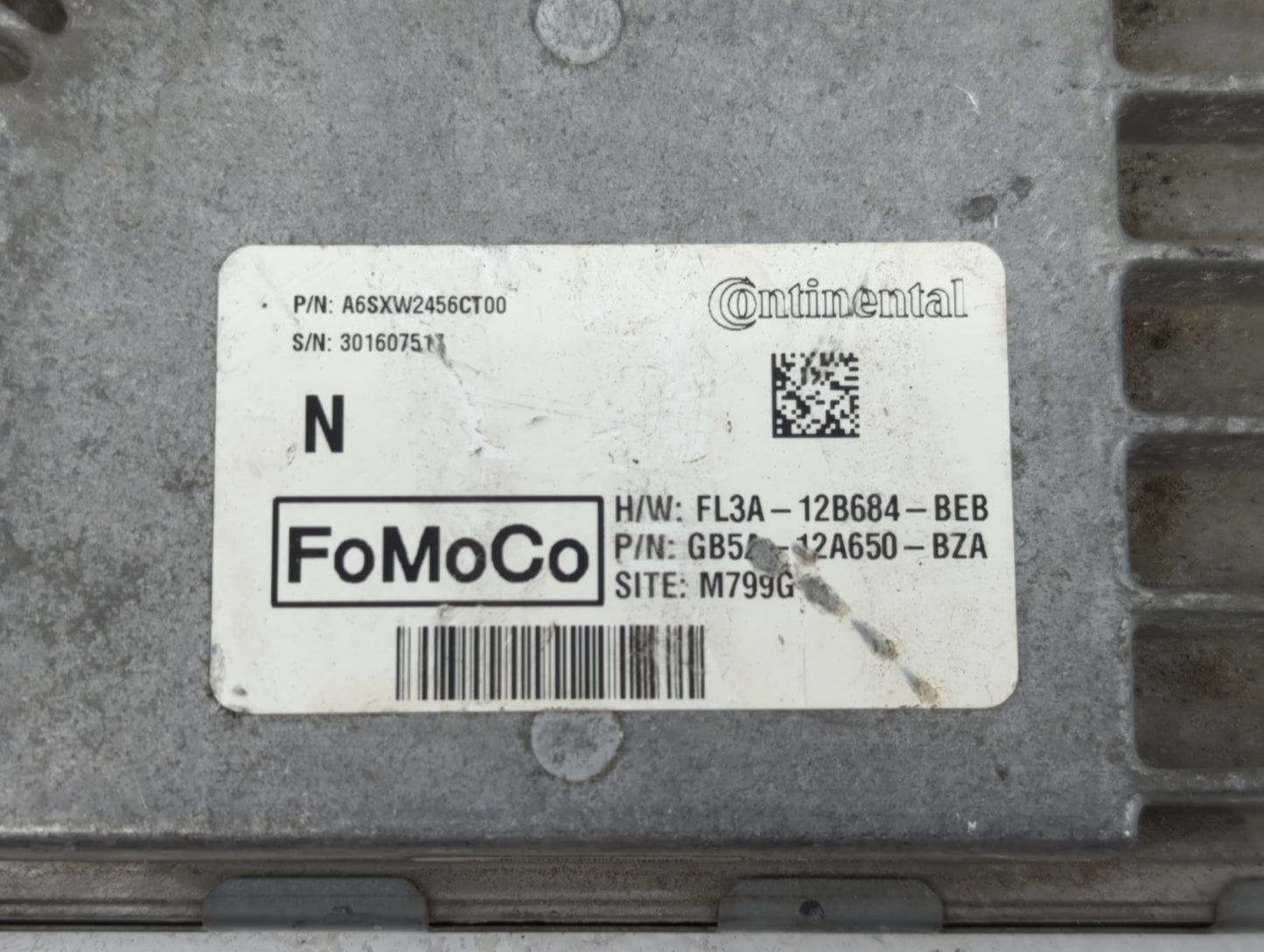 2016-2019 Ford Taurus PCM Engine Control Computer ECU ECM PCU OEM P/N:A6SXW2456CT00 Fits Fits 2015 2016 2017 2018 2019 OEM U