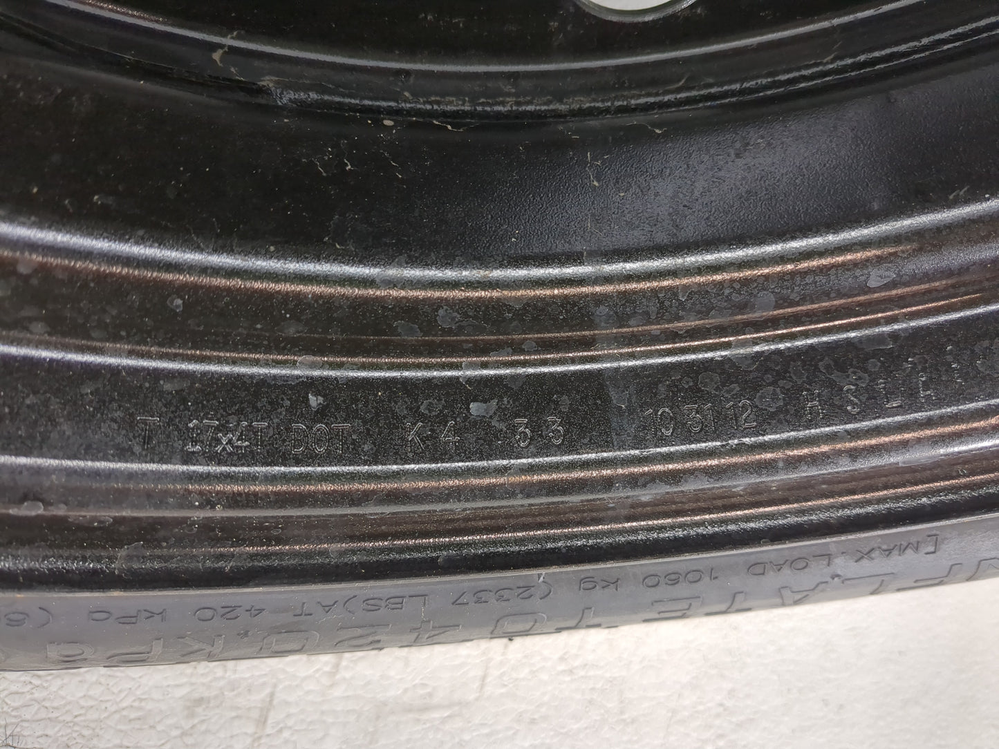 2008-2019 Ford Taurus Spare Donut Tire Wheel Rim Oem - Oemusedautoparts1.com