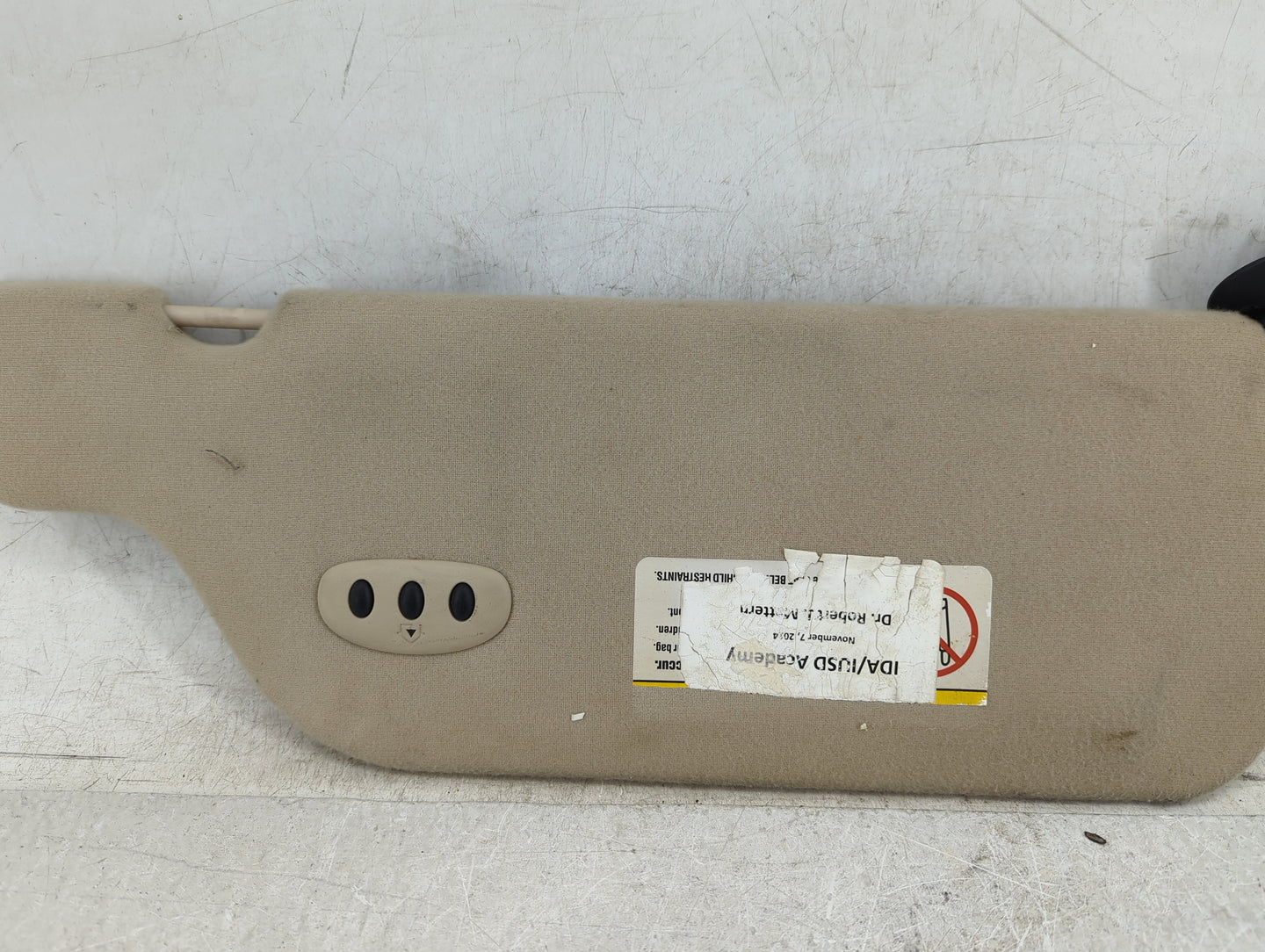 2001-2003 Ford Windstar Sun Visor Shade Replacement Driver Left Mirror Fits Fits 2001 2002 2003 OEM Used Auto Parts - Oemuse