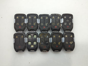 Lot of 10 Gmc Keyless Entry Remote Fob HYQ1EA | HYQ1AA | HYQ1ES MIXED - Oemusedautoparts1.com