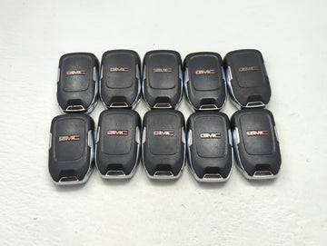Lot of 10 Gmc Keyless Entry Remote Fob MIXED FCC IDS MIXED PART NUMBERS
