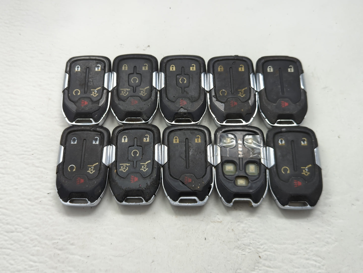 Lot of 10 Gmc Keyless Entry Remote Fob MIXED FCC IDS MIXED PART NUMBERS - Oemusedautoparts1.com