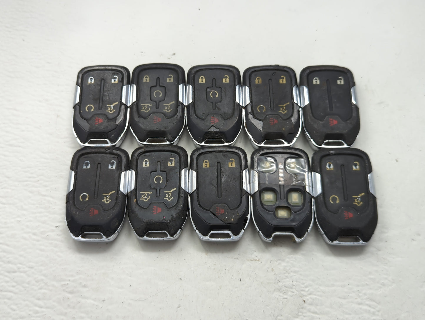 Lot of 10 Gmc Keyless Entry Remote Fob MIXED FCC IDS MIXED PART NUMBERS - Oemusedautoparts1.com
