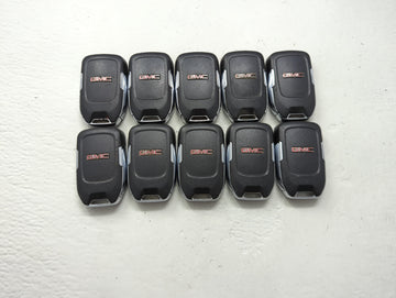 Lot of 10 Gmc Keyless Entry Remote Fob MIXED FCC IDS MIXED PART NUMBERS