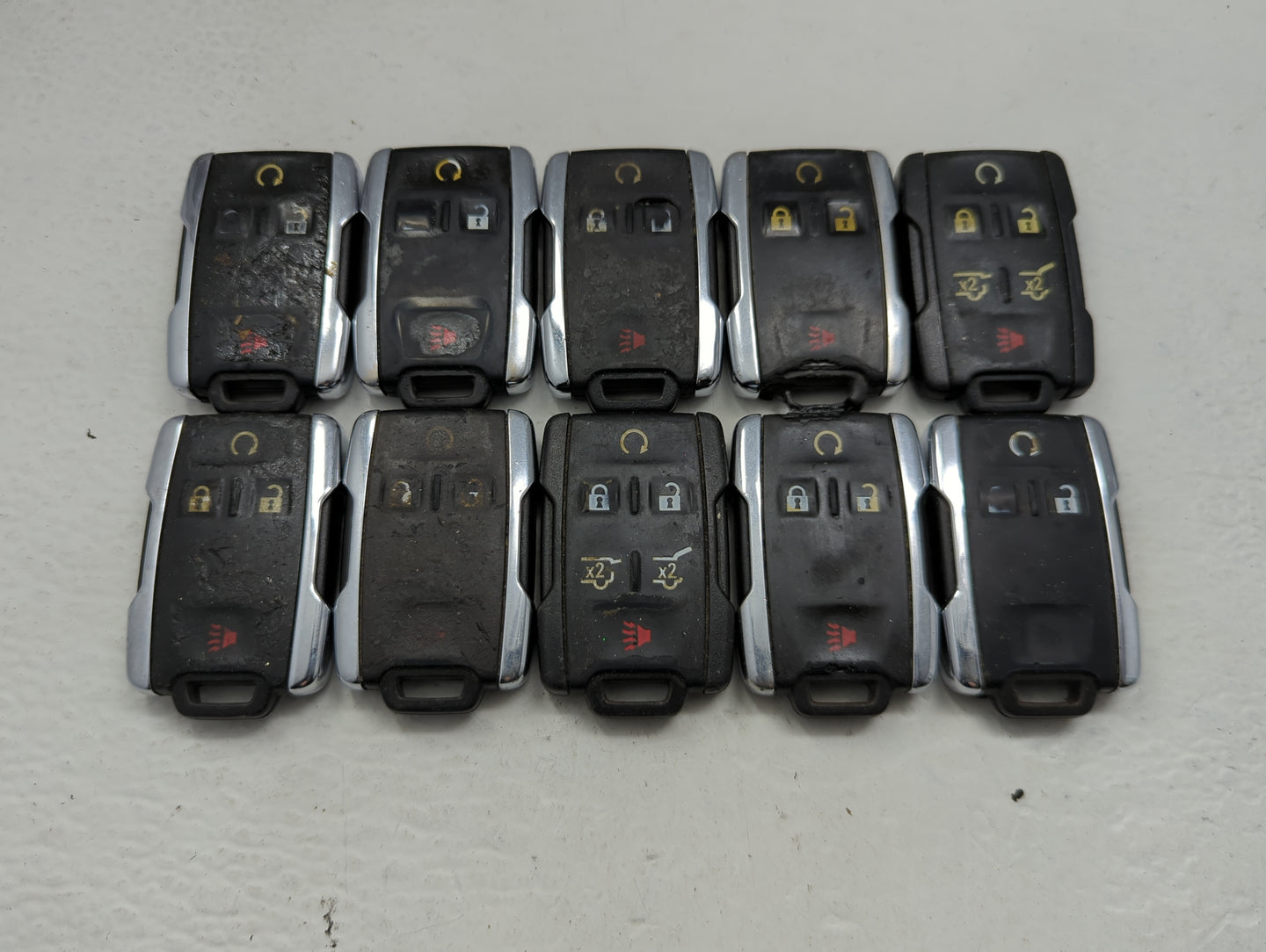 Lot of 10 Gmc Keyless Entry Remote Fob M3N-32337100 MIXED PART NUMBERS - Oemusedautoparts1.com