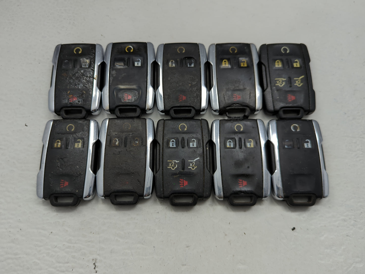 Lot of 10 Gmc Keyless Entry Remote Fob M3N-32337100 MIXED PART NUMBERS - Oemusedautoparts1.com