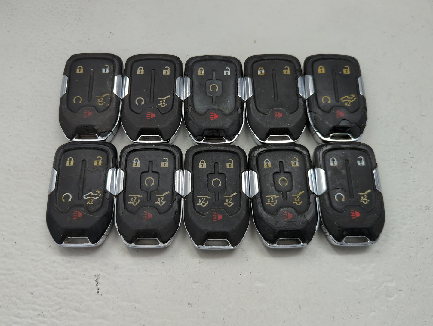 Lot of 10 Gmc Keyless Entry Remote Fob HYQ1AS | HYQ1ES | HYQ1AA | - Oemusedautoparts1.com