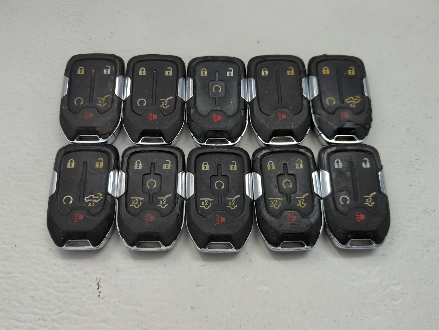 Lot of 10 Gmc Keyless Entry Remote Fob HYQ1AS | HYQ1ES | HYQ1AA | - Oemusedautoparts1.com