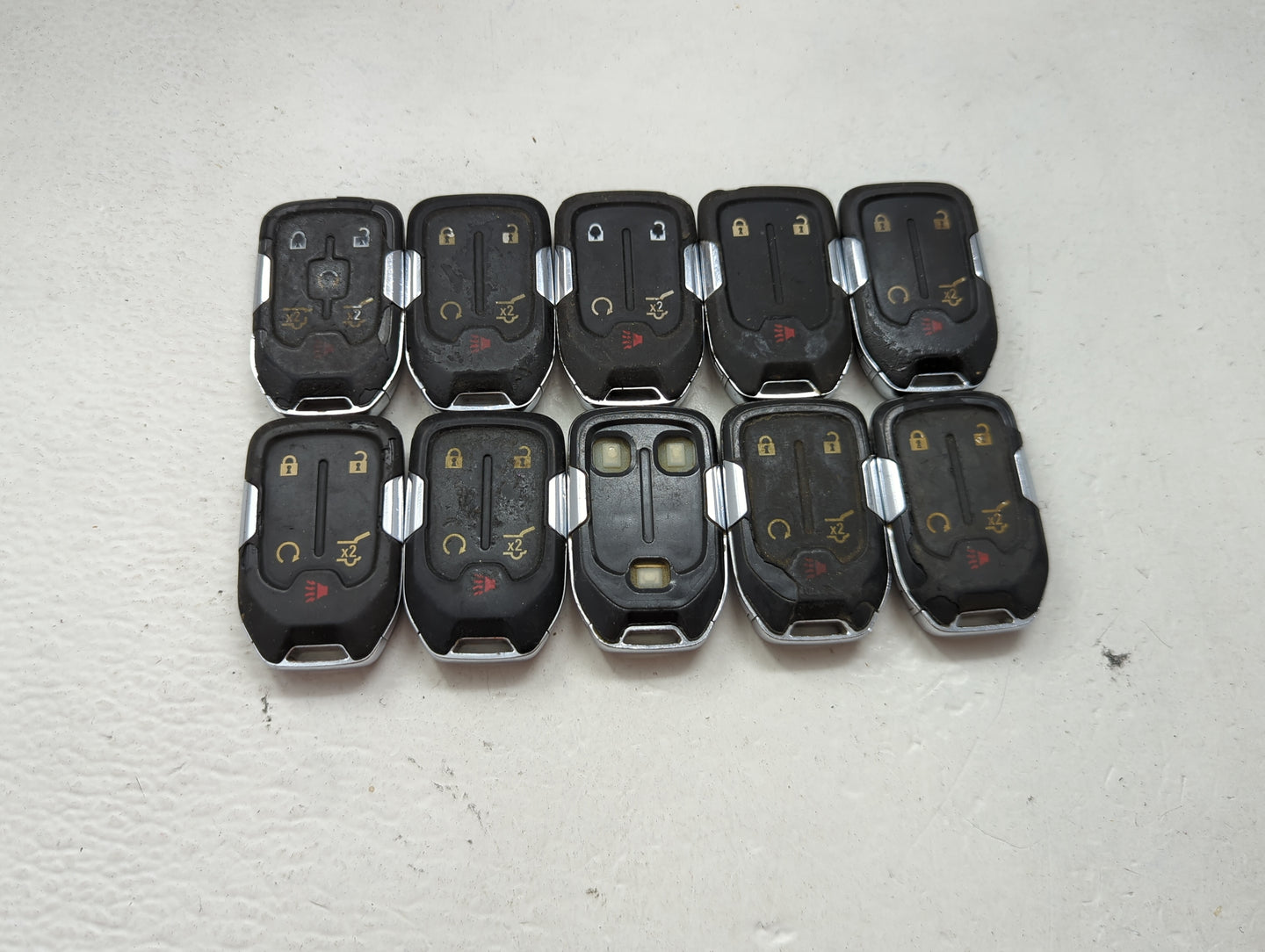Lot of 10 Gmc Keyless Entry Remote Fob MIXED FCC IDS MIXED PART NUMBERS 1476161 - Oemusedautoparts1.com