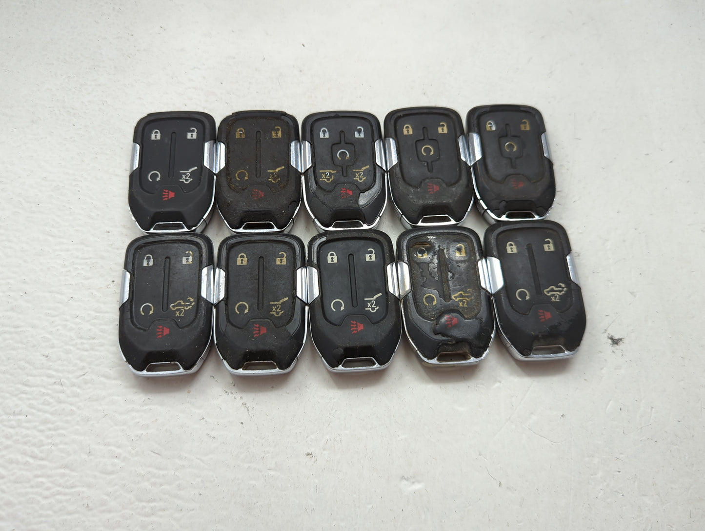 Lot of 10 Gmc Keyless Entry Remote Fob MIXED FCC IDS MIXED PART NUMBERS 1476175 - Oemusedautoparts1.com