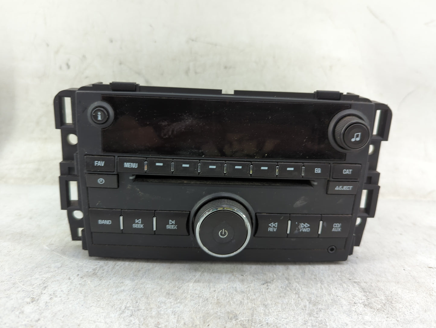2010 Gmc Acadia Radio AM FM Cd Player Receiver Replacement Fits OEM Used Auto Parts - Oemusedautoparts1.com