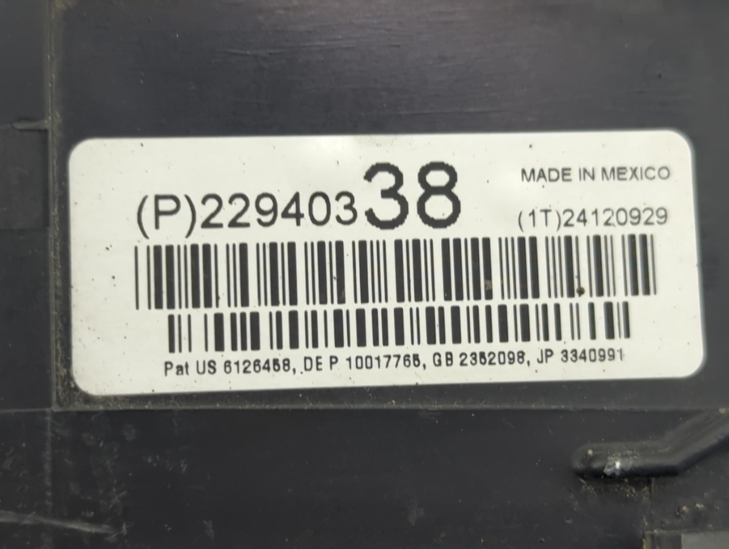 2012 Gmc Acadia Fusebox Fuse Box Panel Relay Module Fits OEM Used Auto Parts - Oemusedautoparts1.com