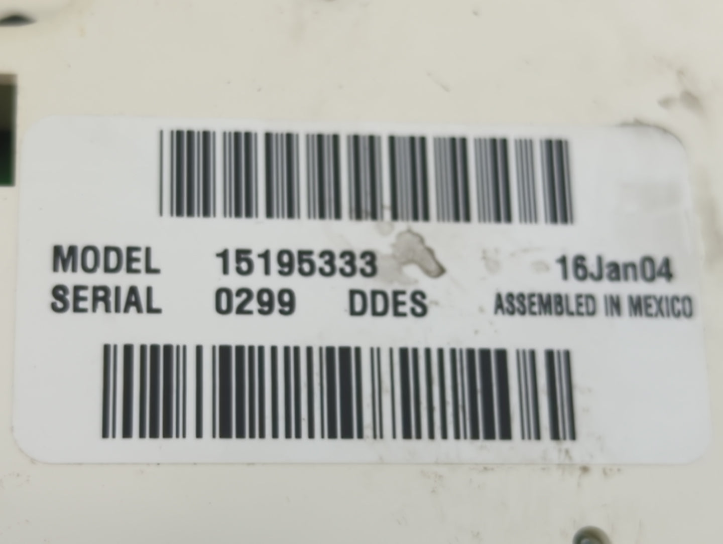 2003-2009 Gmc Envoy Climate Control Module Temperature AC/Heater Replacement Fits Fits 2003 2004 2005 2006 2007 2008 2009 OE