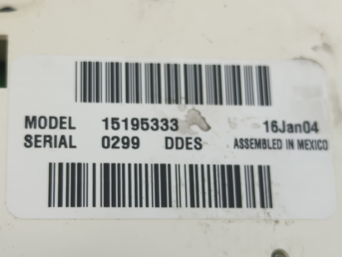 2003-2009 Gmc Envoy Climate Control Module Temperature AC/Heater Replacement Fits Fits 2003 2004 2005 2006 2007 2008 2009 OE