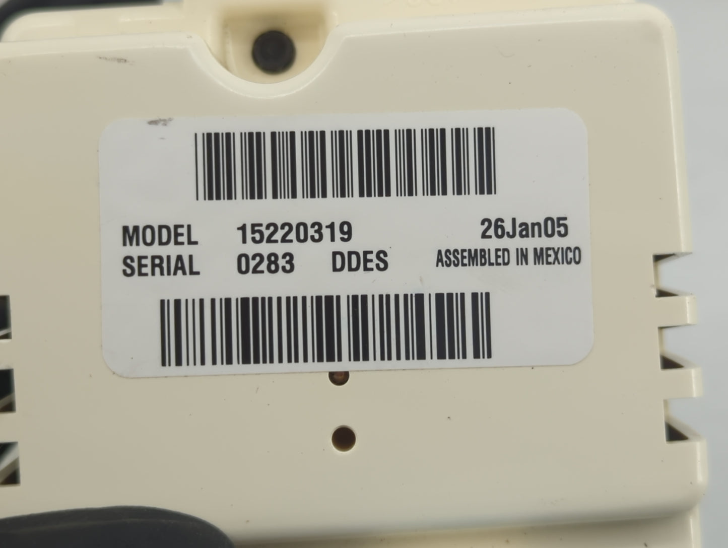 2005-2006 Gmc Envoy Climate Control Module Temperature AC/Heater Replacement Fits Fits 2005 2006 OEM Used Auto Parts - Oemus