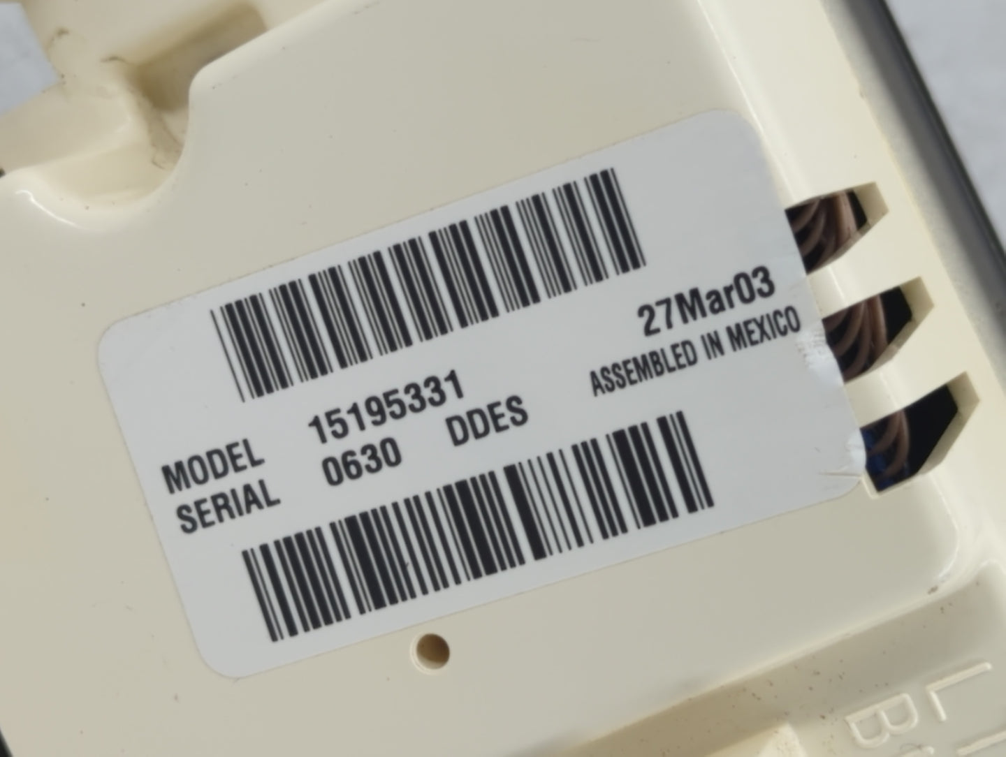 2003-2004 Gmc Envoy Xl Climate Control Module Temperature AC/Heater Replacement Fits Fits 2003 2004 OEM Used Auto Parts - Oe