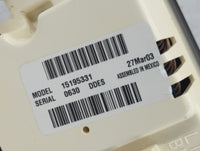 2003-2004 Gmc Envoy Xl Climate Control Module Temperature AC/Heater Replacement Fits Fits 2003 2004 OEM Used Auto Parts - Oe