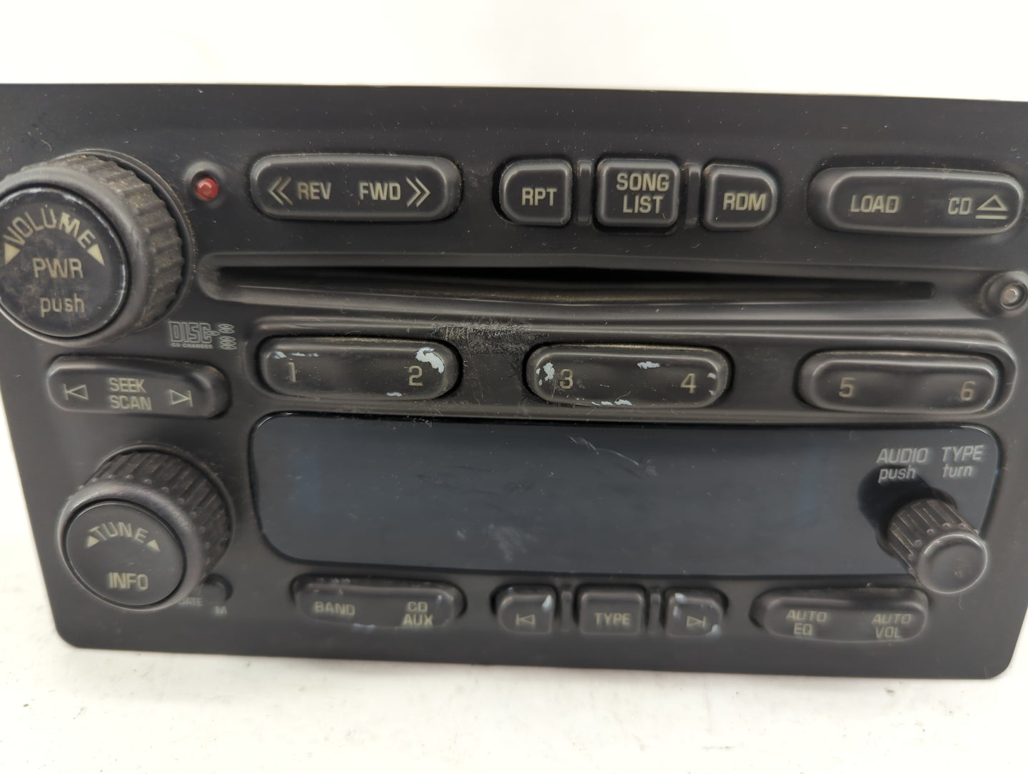 2005-2006 Gmc Envoy Xl Radio AM FM Cd Player Receiver Replacement Fits Fits 2005 2006 2007 OEM Used Auto Parts - Oemusedauto