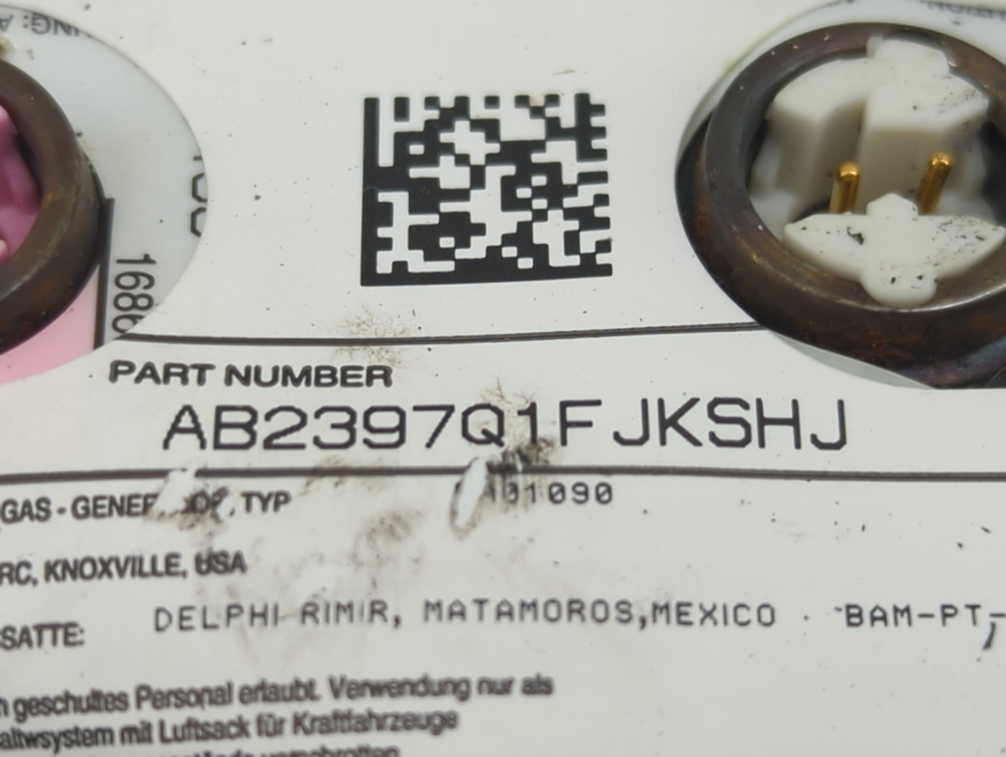 2005-2006 Gmc Envoy Xl Air Bag Driver Left Steering Wheel Mounted - Oemusedautoparts1.com