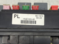 0 Gmc Sierra 1500 Pickup Fusebox Fuse Box Panel Relay Module Fits Fits 203 2004 2005 2006 OEM Used Auto Parts - Oemusedautop
