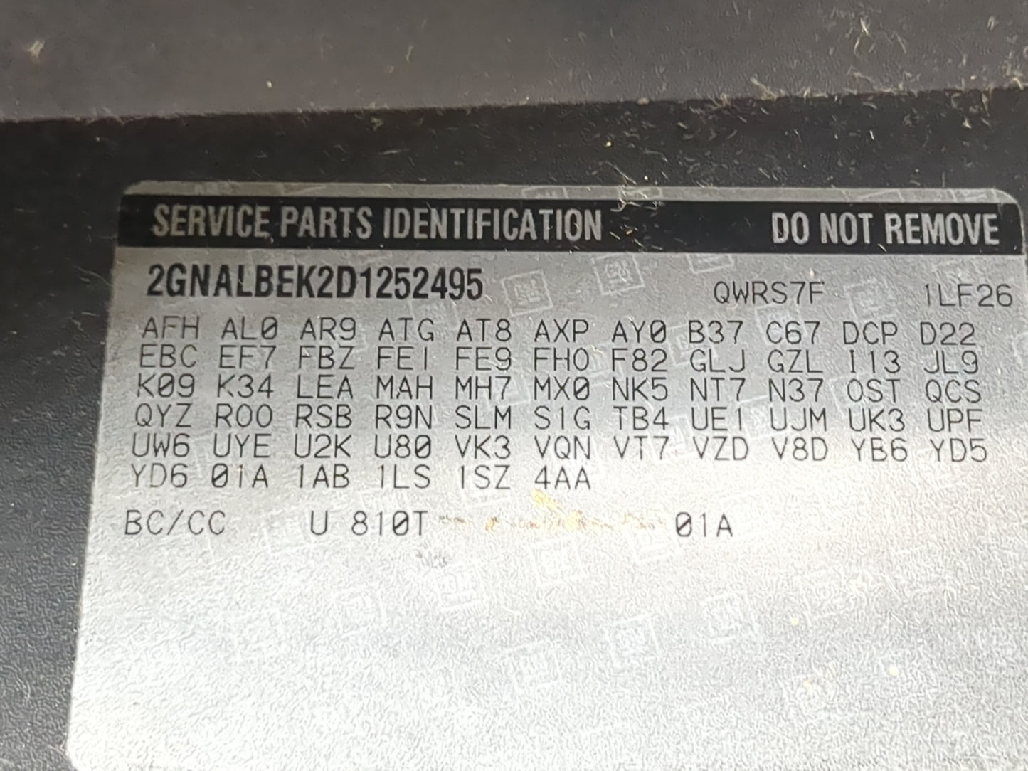 2014 Gmc Terrain Passenger Glove Box Door Storage Compartment - Oemusedautoparts1.com