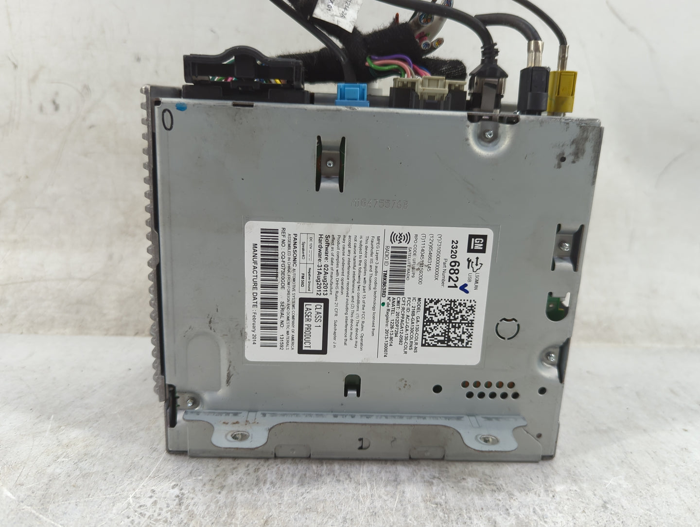 2014 Gmc Terrain Radio AM FM Cd Player Receiver Replacement Fits OEM Used Auto Parts - Oemusedautoparts1.com