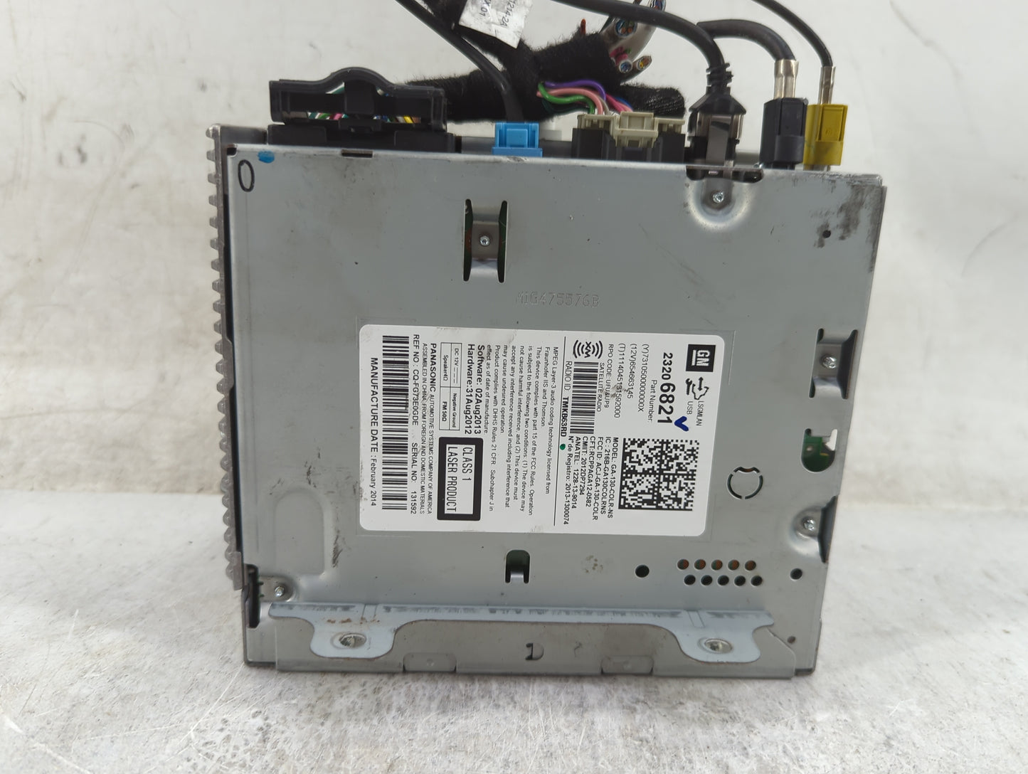 2014 Gmc Terrain Radio AM FM Cd Player Receiver Replacement Fits OEM Used Auto Parts - Oemusedautoparts1.com