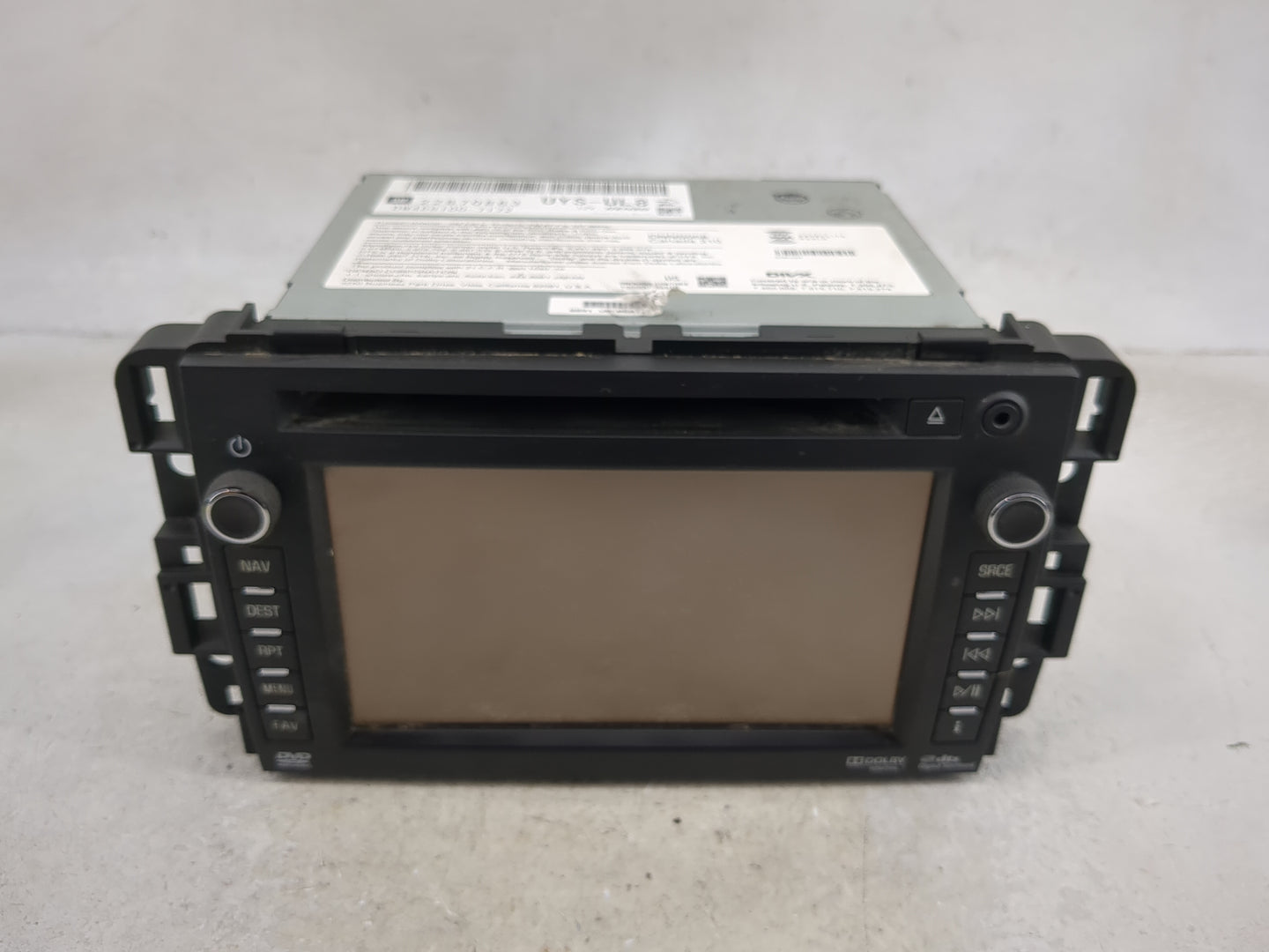 2012-2014 Gmc Yukon Radio AM FM Cd Player Receiver Replacement Fits Fits 2012 2013 2014 OEM Used Auto Parts - Oemusedautopar