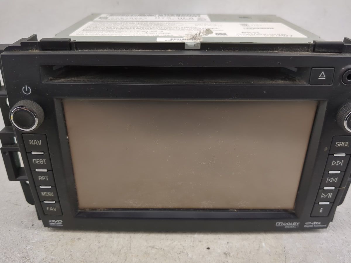 2012-2014 Gmc Yukon Radio AM FM Cd Player Receiver Replacement Fits Fits 2012 2013 2014 OEM Used Auto Parts - Oemusedautopar