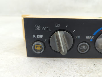 1996-2000 Gmc Yukon Climate Control Module Temperature AC/Heater Replacement Fits Fits 1996 1997 1998 1999 2000 OEM Used Aut