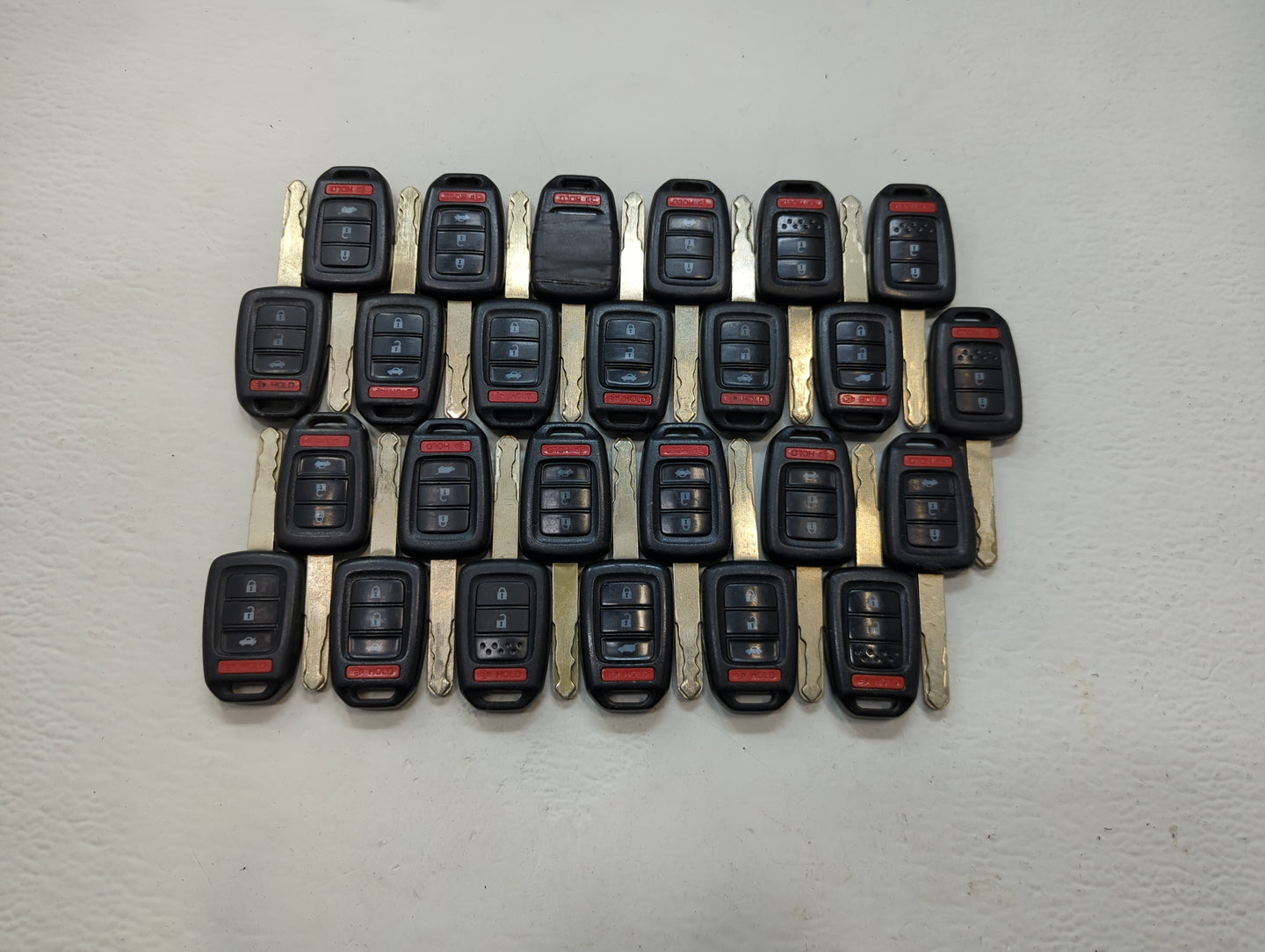 Lot of 25 Honda Keyless Entry Remote Fob MLBHLIK6-1T | MLBHLIK6-1TA - Oemusedautoparts1.com