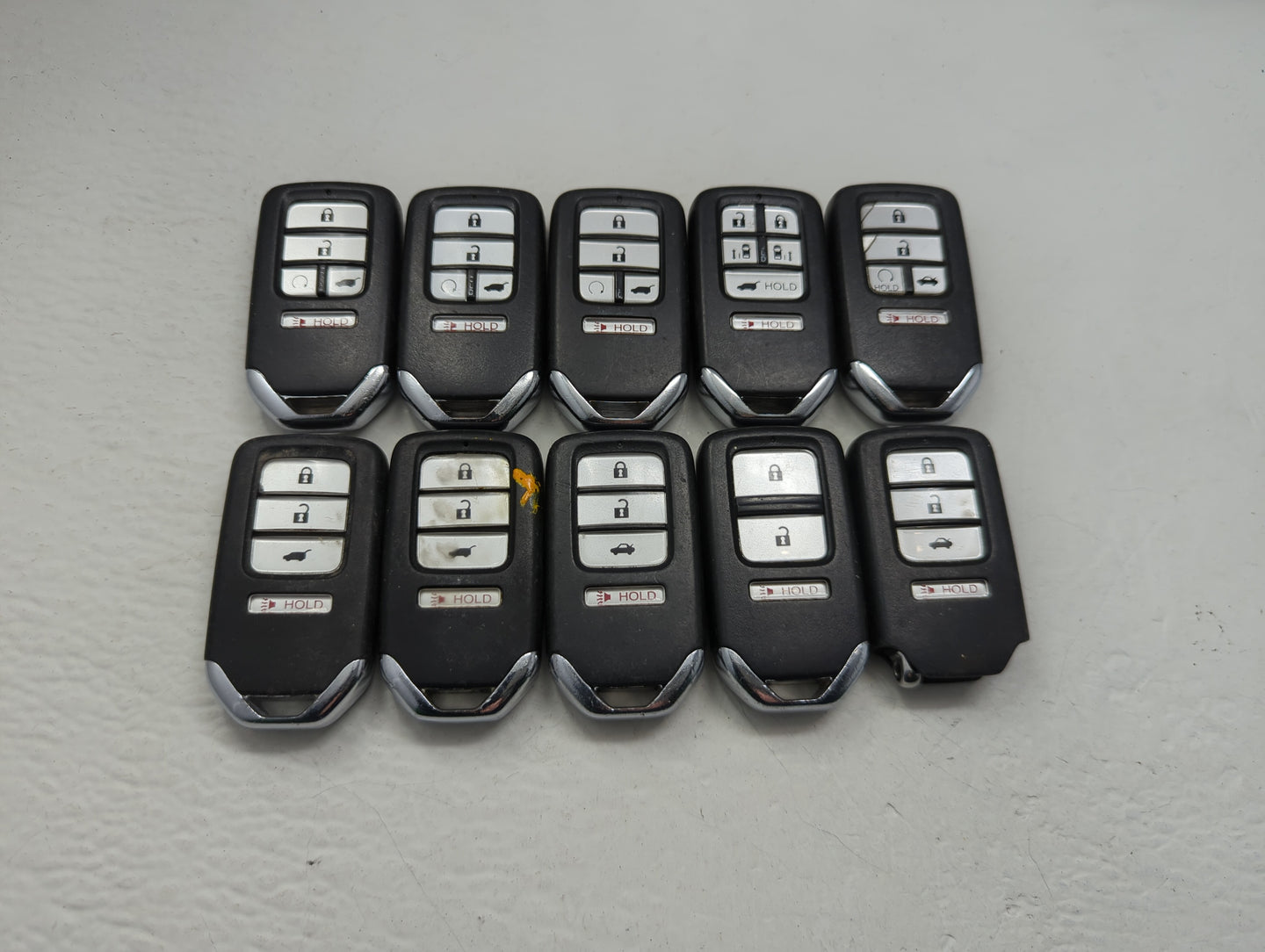 Lot of 10 Honda Keyless Entry Remote Fob MIXED FCC IDS MIXED PART - Oemusedautoparts1.com