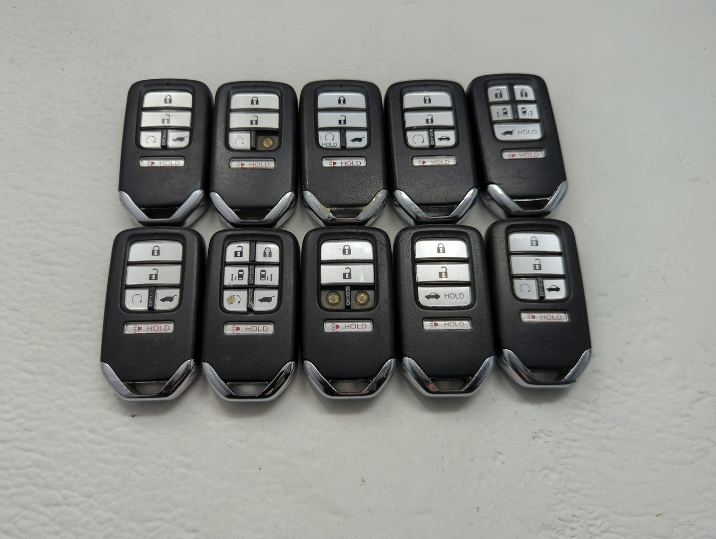 Lot of 10 Honda Keyless Entry Remote Fob KR5V2X | CWTWB1G0090 MIXED - Oemusedautoparts1.com
