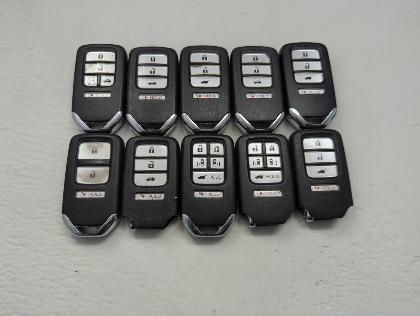 Lot of 10 Honda Keyless Entry Remote Fob ACJ932HK1210A | KR5V1X | - Oemusedautoparts1.com