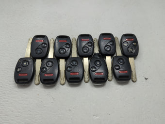 compare product Lot of 10 Honda Keyless Entry Remote Fob MIXED FCC IDS 1474205