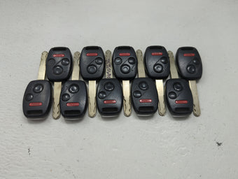 compare product Lot of 10 Honda Keyless Entry Remote Fob MIXED FCC IDS 1475284